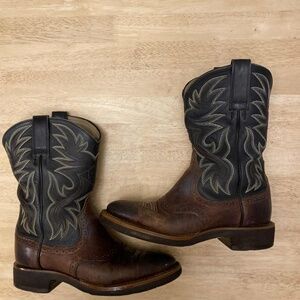 Ariat brown leather Cowboy boots 8.5